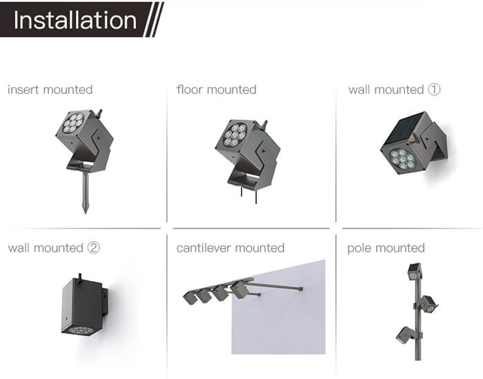 Smart Spot Light Solaraxy Solar Landscape Spot lights ASL 01 5